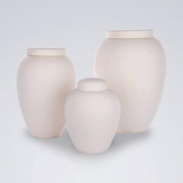 Tierurne Vase Luna mit Deckel Acryl